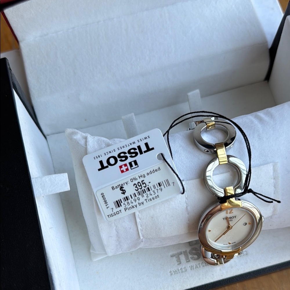 Tissot Silver and Gold Elegant Watch - Picture 7 of 7